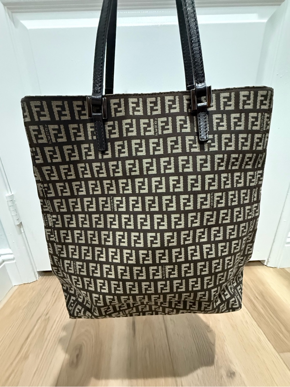Fendi Zucchino Canvas Tote